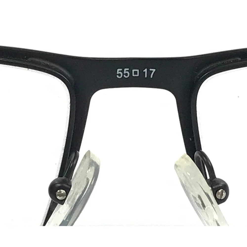 Armani Exchange Eyeglasses Frames AX1022 6063 Black Rectangle Full Rim 55-17-140